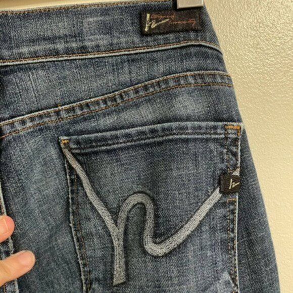 Citizens of Humanity Women's margo#o85 Blue Stretch Low Waist Bootcut Jeans 28 - Picture 10 of 10